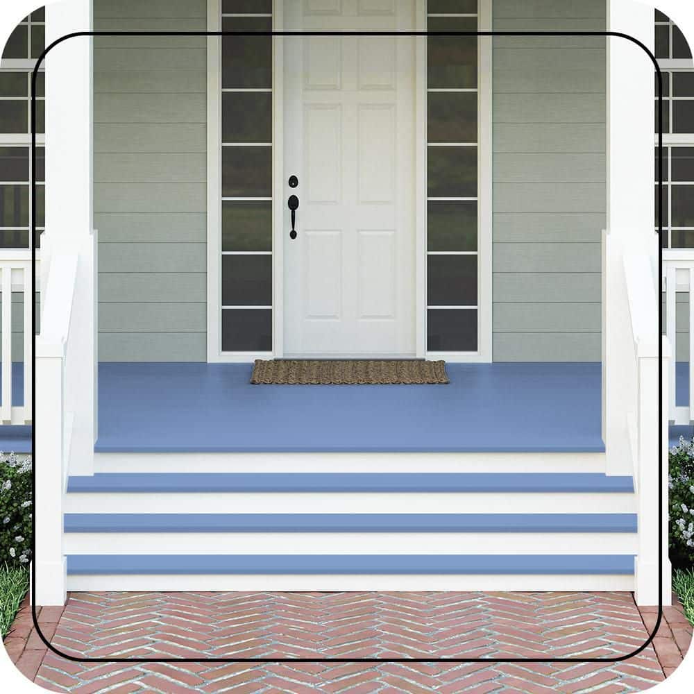 BEHR PREMIUM #BIC-09 Textured Low-Lustre Enamel Interior/Exterior Porch and Patio Anti-Slip Floor Paint (2)