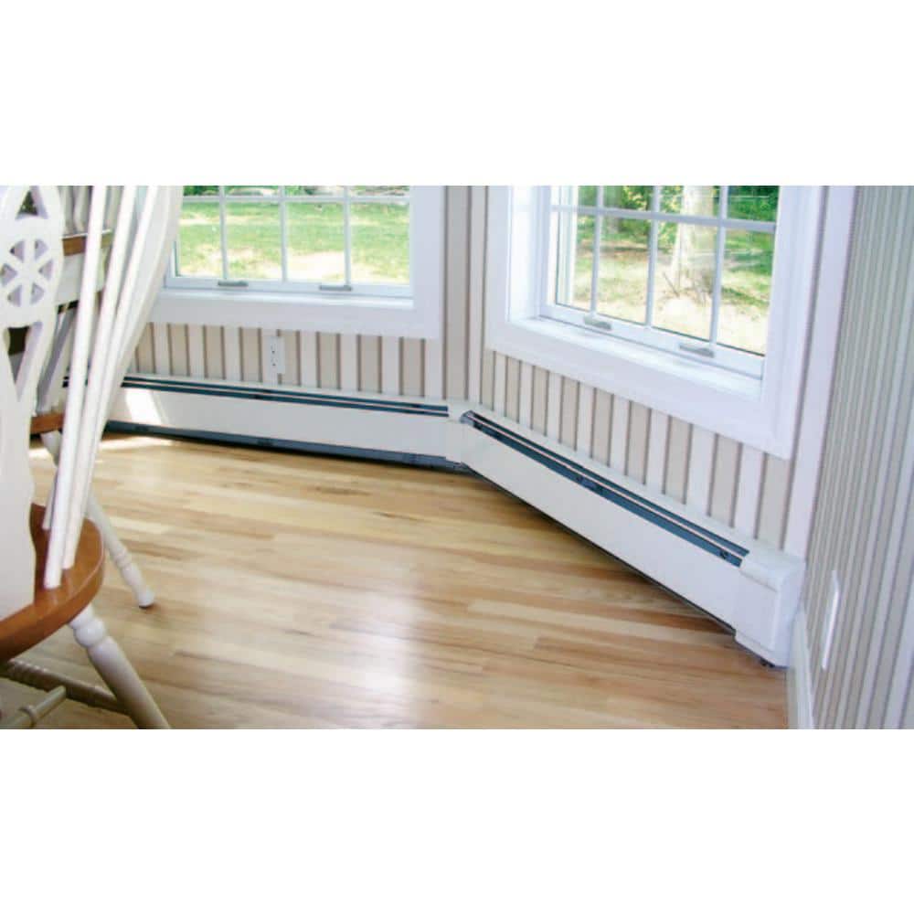 Slant/Fin Fine/Line 30 2 ft. Hot Water Baseboard with Fully Assembled Element and Enclosure Nu White (4)