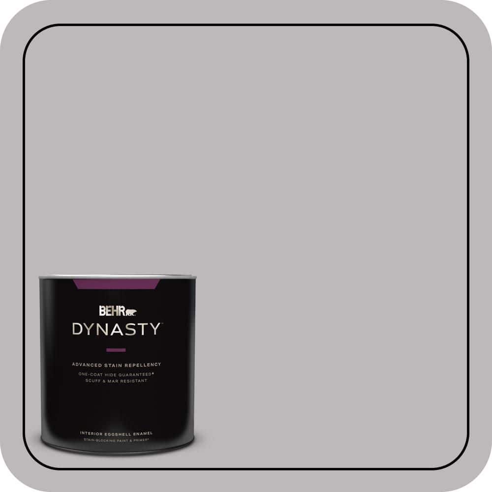 BEHR DYNASTY 1 qt. #PPU16-10 French Lilac Eggshell Enamel Interior Stain-Blocking Paint and Primer