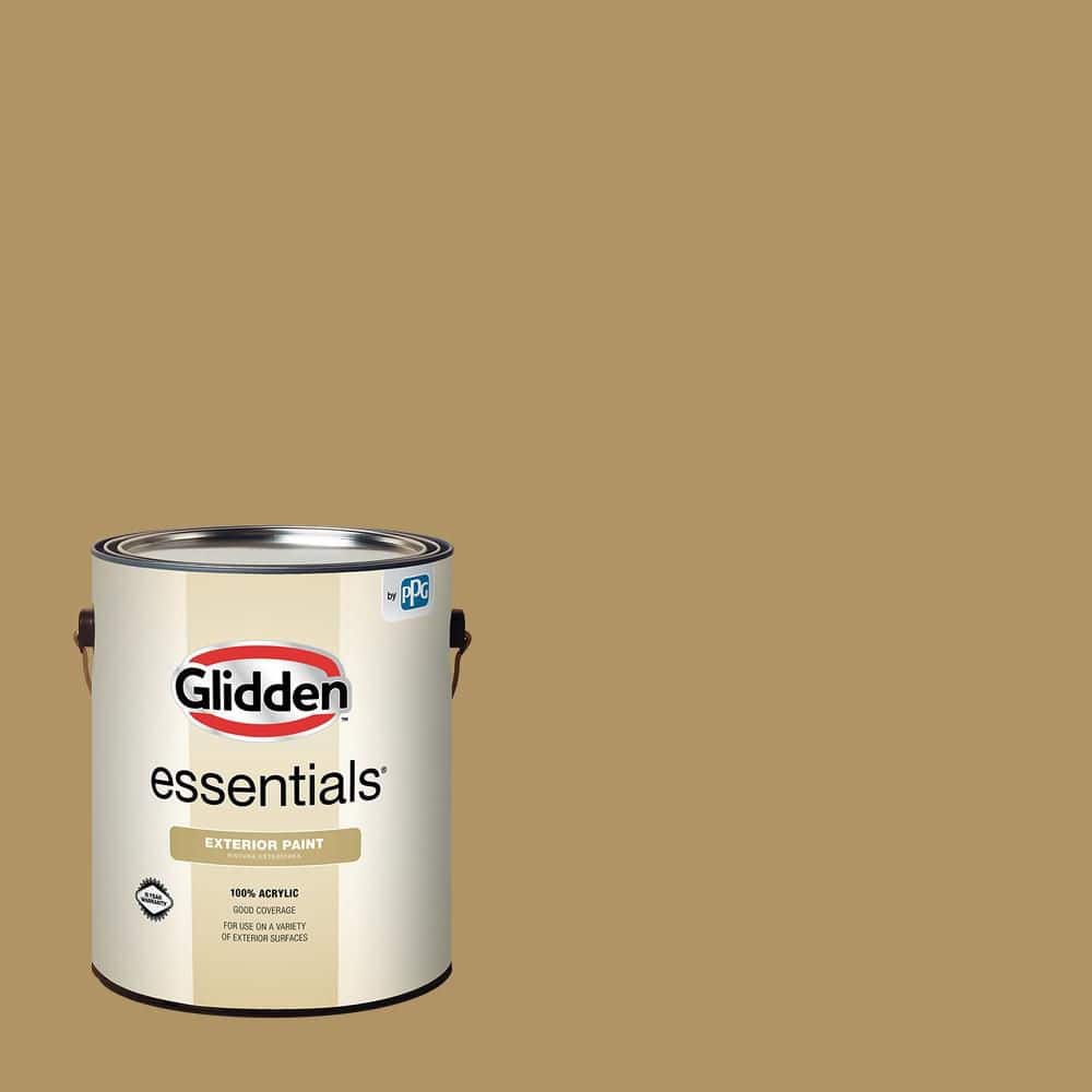 Glidden Essentials 1 gal. PPG1093-6 Tangled Twine Flat/Matte Exterior Paint