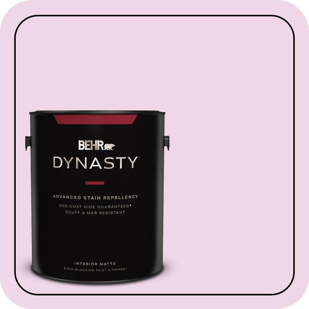 BEHR DYNASTY 1 gal. #P110-1 All Made Up Matte Interior Stain-Blocking Paint & Primer