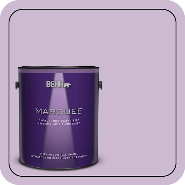 BEHR MARQUEE 1 gal. #660C-3 Sweet Petal Eggshell Enamel Interior Paint & Primer (2)