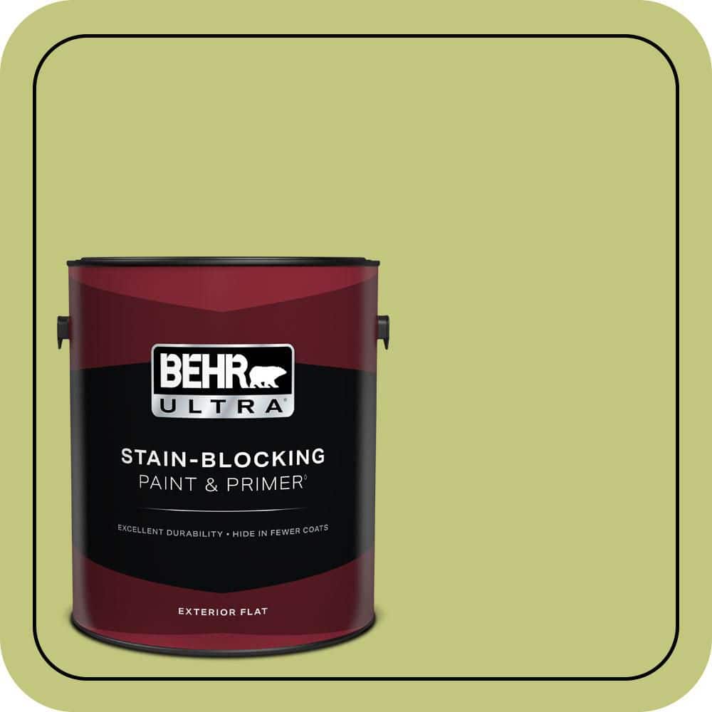 BEHR ULTRA 1 gal. #P360-4 Soda Pop Flat Exterior Paint & Primer
