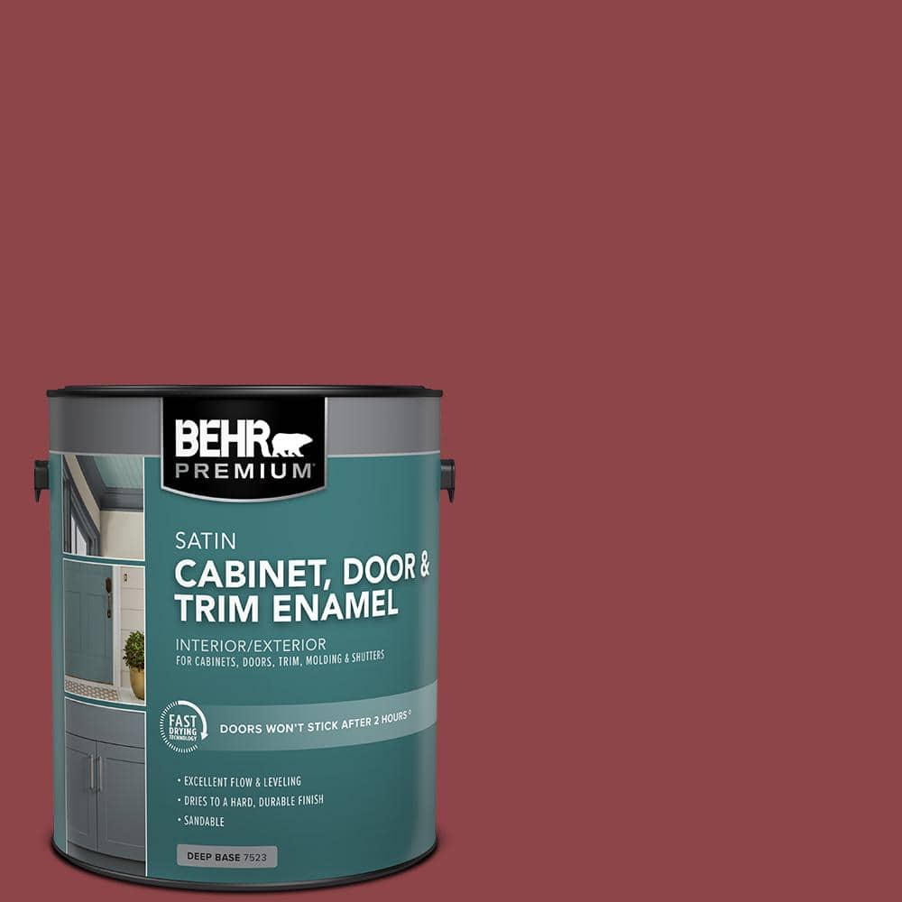 BEHR PREMIUM 1 gal. #MQ1-09 Haute Couture Satin Enamel Interior/Exterior Cabinet, Door & Trim Paint (1)
