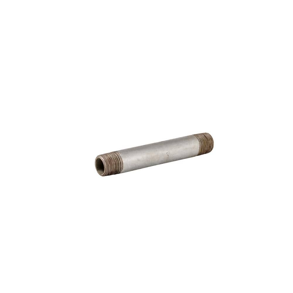 Southland 1-1/4 in. 6 in. Galvanized Steel MPT Nipple