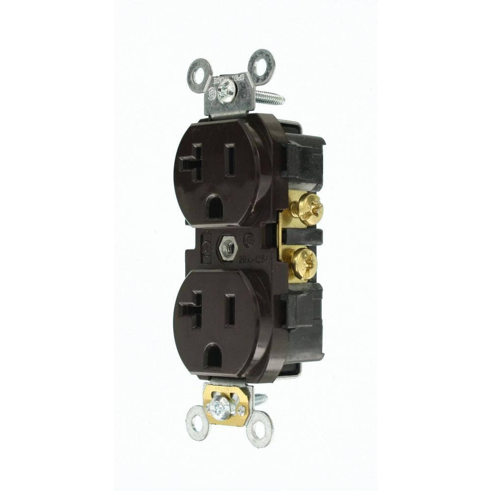 Leviton Amp 125 V Duplex Smooth Face Outlet/Receptacle, (1-Pack) (3)