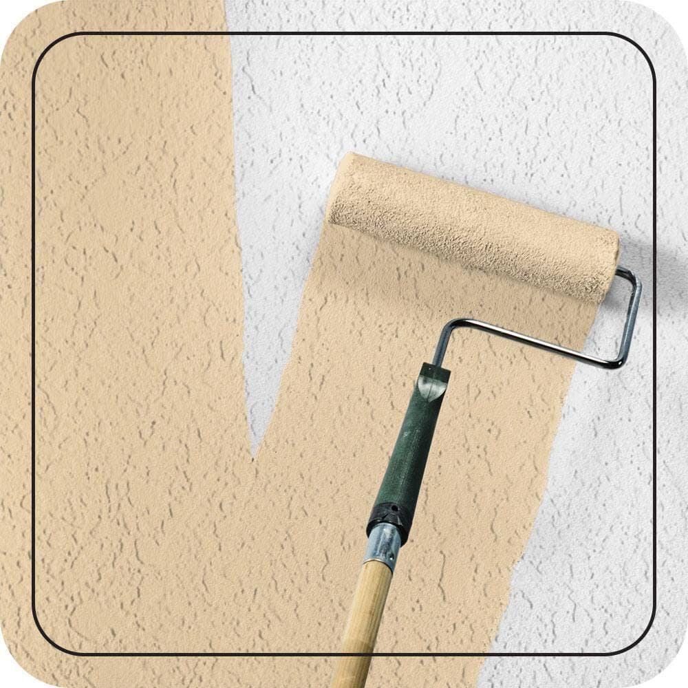 BEHR PREMIUM 1 gal. #M270-3 Cream Custard Elastomeric Masonry, Stucco and Brick Exterior Paint (3)