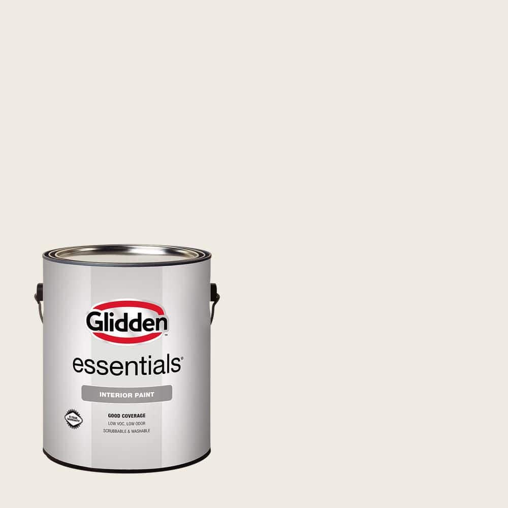 Glidden Essentials 1 gal. PPG1075-1 Linen Ruffle Eggshell Interior Paint