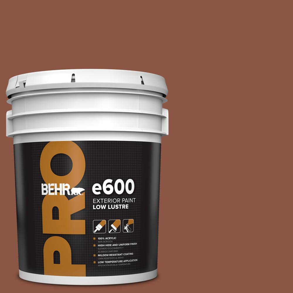 BEHR PRO 5 gal. #S180-7 True Copper Low Luster Exterior Paint
