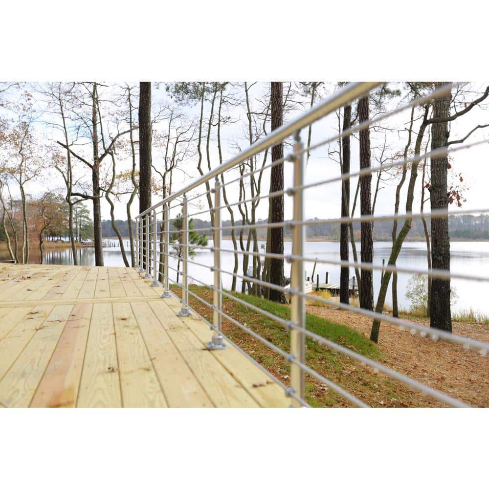 Dolle Prova PA4 79 in. x 1-1/2 in. Aluminum Handrail (2)