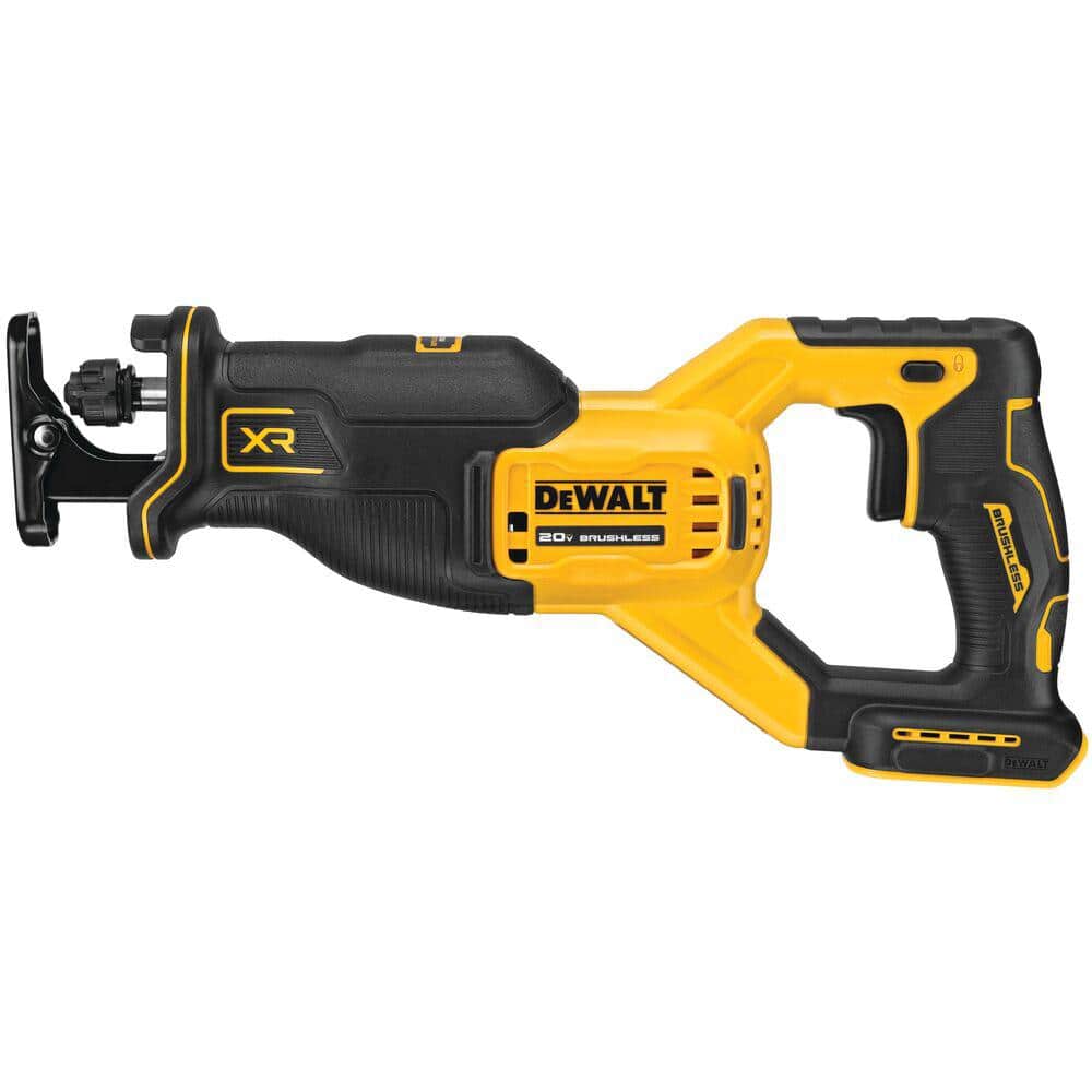 DEWALT 20V MAX Cordless Brushless Reciprocating Saw and 20V MAX POWERSTACK Compact Battery Starter Kit (3)