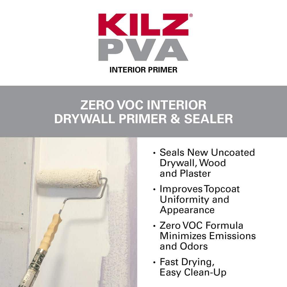 KILZ White Interior PVA Drywall Primer (4)