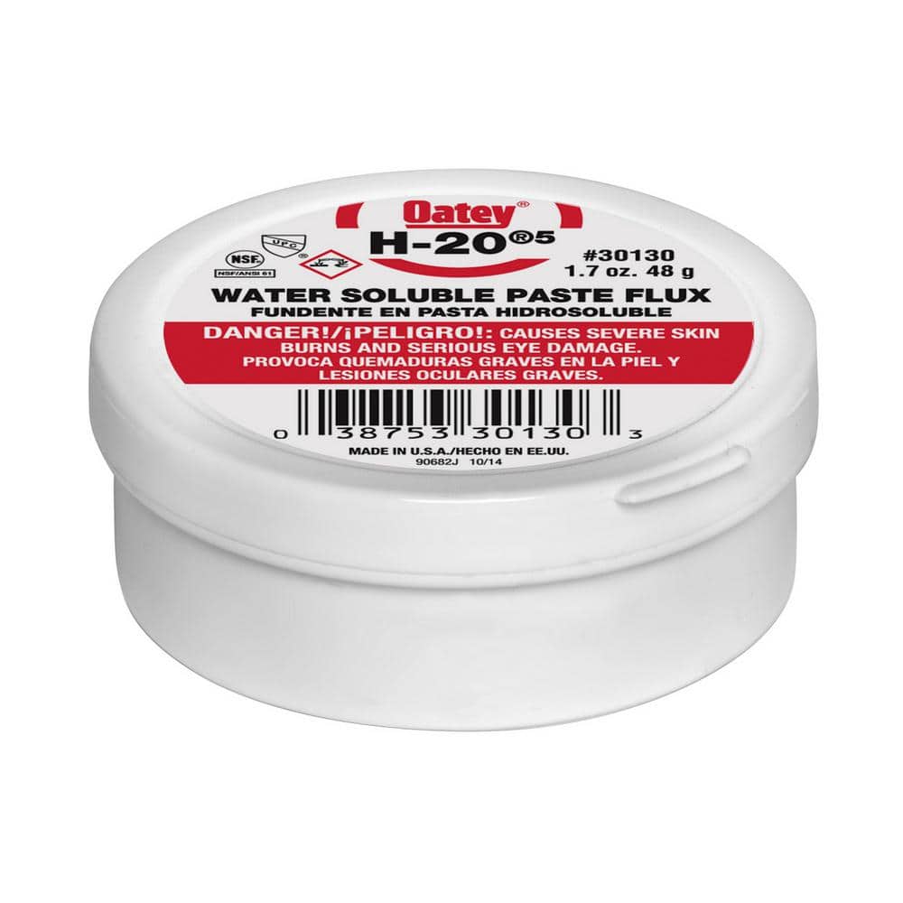 Oatey H-20 Lead-Free Water Soluble Solder Flux Paste