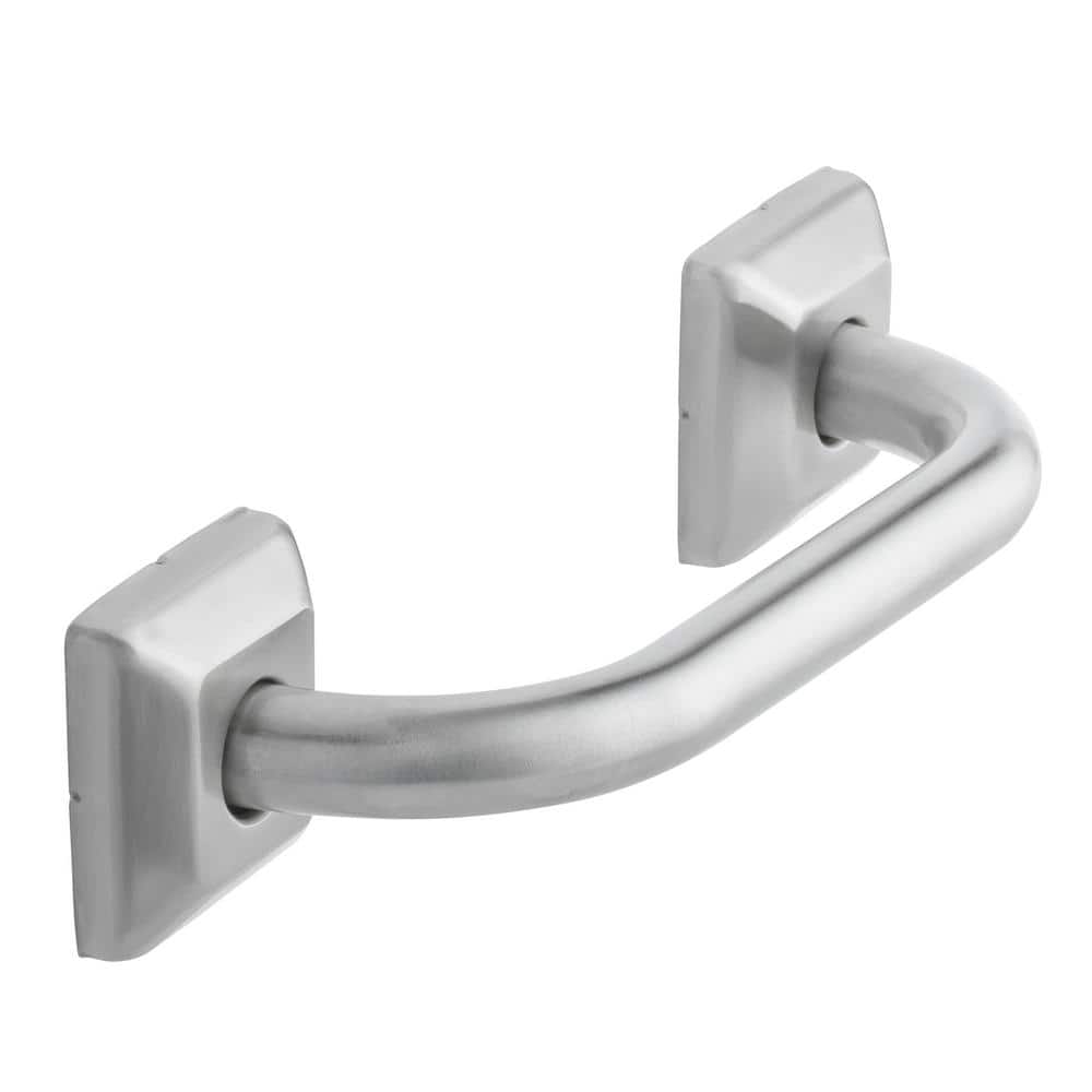 Glacier Bay 9 in. L x 2.5 in. Grab Bar in Brushed Stainless Steel (2)
