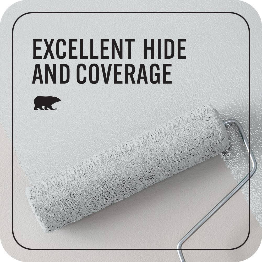BEHR PREMIUM PLUS Home Decorators #HDC-CT-16 Billowing Clouds Enamel EcoMix Plant-Based & Primer (2)