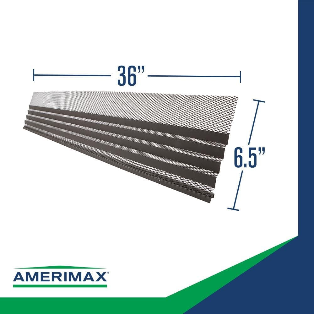 Amerimax Home Products Hoover Dam Gray Metal Mesh Gutter Guard (3)