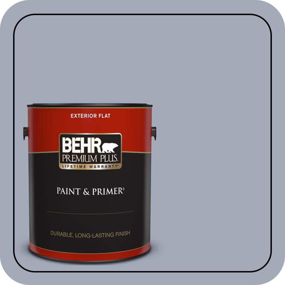 BEHR PREMIUM PLUS 1 gal. #610F-5 Ridge View Flat Exterior Paint & Primer