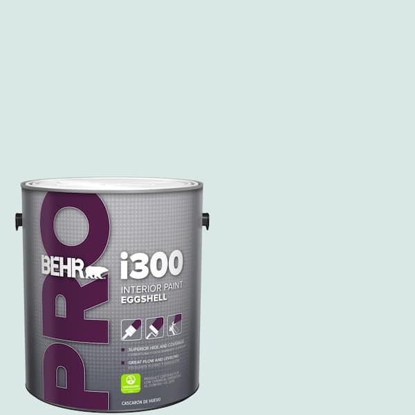 BEHR PRO 1 gal. #500E-2 Aqua Breeze Eggshell Interior Paint (2)