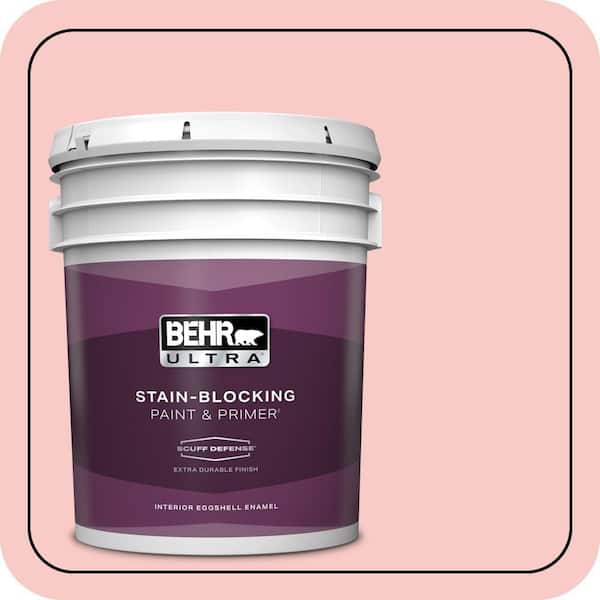 BEHR PREMIUM PLUS #160C-2 Flush Pink Enamel Low Odor & Primer (4)