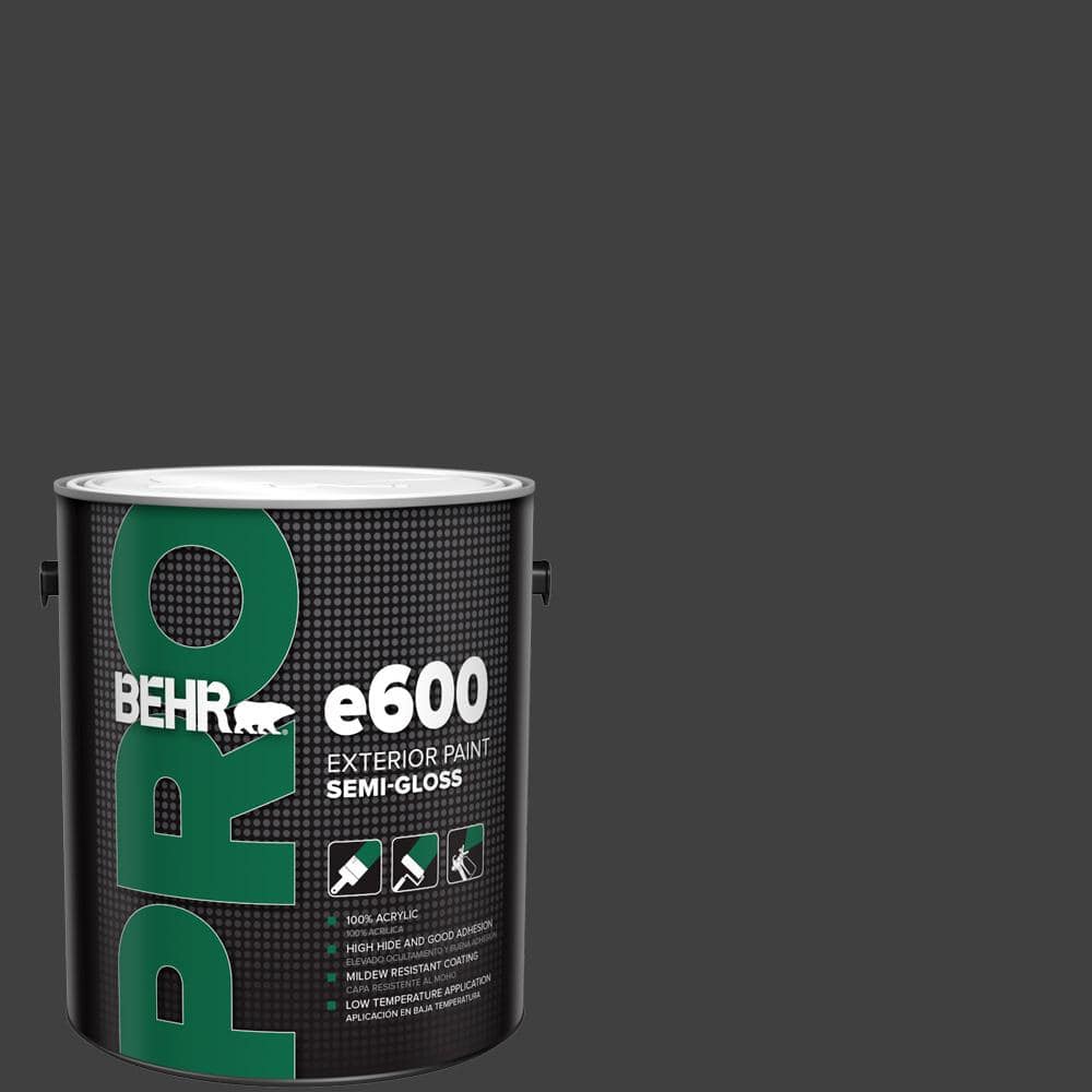 BEHR PRO 1 gal. #BXC-02 Bauhaus Semi-Gloss Exterior Paint