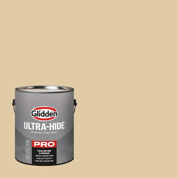 Glidden Ultra-Hide 1 gal. PPG12-31 Neutral Beige Ultra Flat Interior Paint (2)
