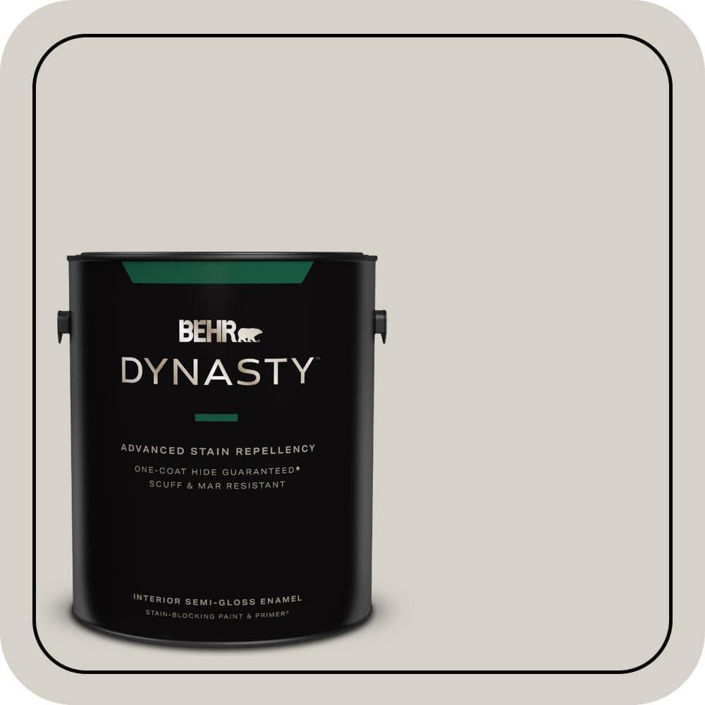 BEHR DYNASTY 1 gal. #T16-19 Bowstring Semi-Gloss Enamel Interior Stain-Blocking Paint & Primer