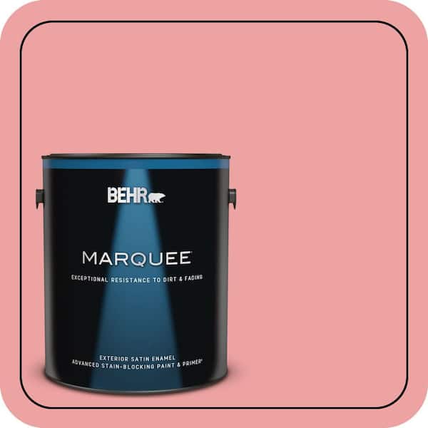 BEHR MARQUEE 1 gal. #P170-3 Infatuation Satin Enamel Exterior Paint & Primer (2)