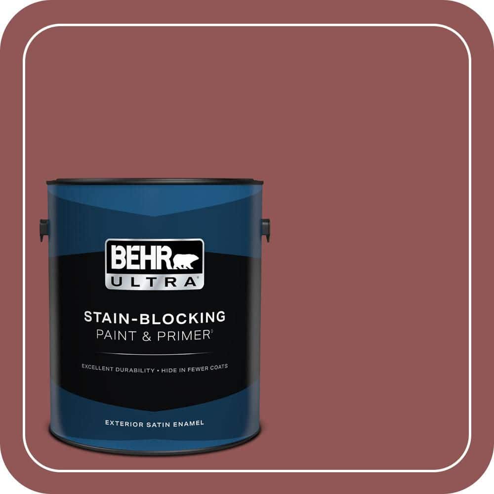 BEHR ULTRA 1 gal. #MQ1-16 Carpe Diem Satin Enamel Exterior Paint & Primer