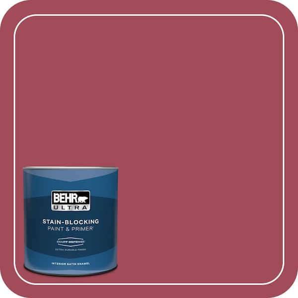 BEHR PREMIUM PLUS #130D-6 Sweet Spiceberry Enamel Low Odor & Primer (2)