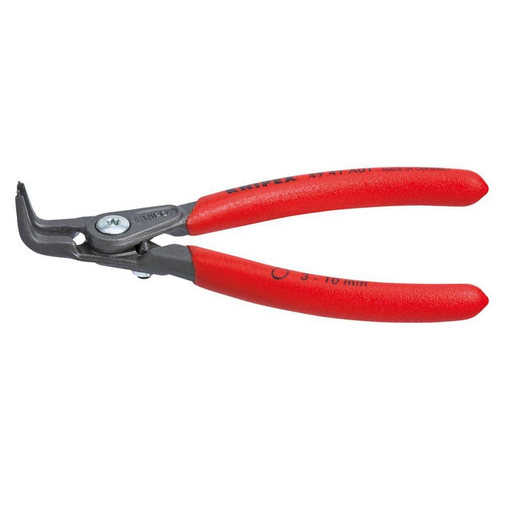 KNIPEX 5-1/4 in. 90 Degree Angled External Precision Circlip Pliers