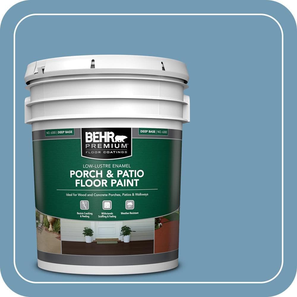 BEHR PREMIUM #560D-5 Low-Lustre Enamel Interior/Exterior Porch and Patio Floor Paint (1)