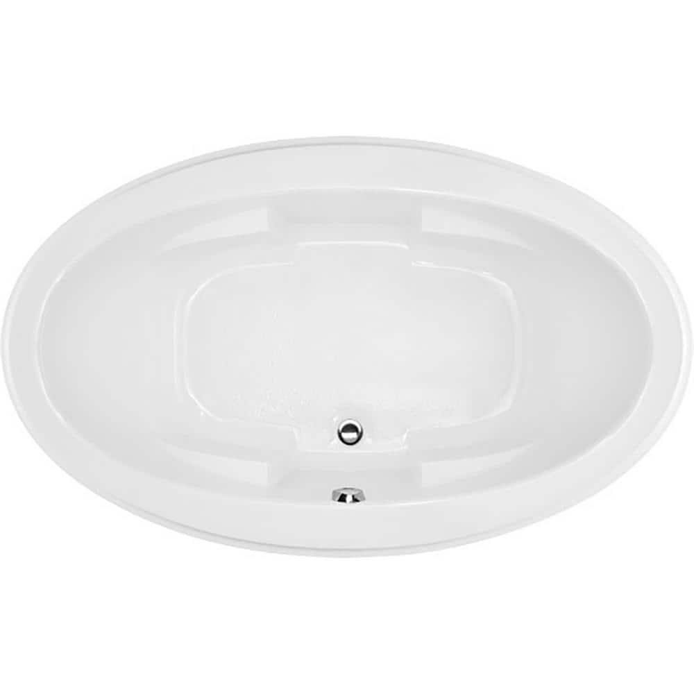 Hydro Systems Santa Fe 72 in. Acrylic Flatbottom Air Bath Bathtub in White (3)