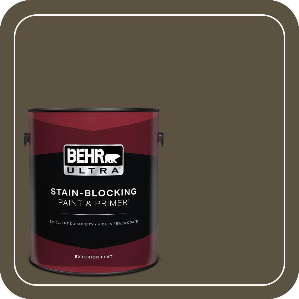 BEHR ULTRA 1 gal. #S-H-730 Eagle Rock Flat Exterior Paint & Primer