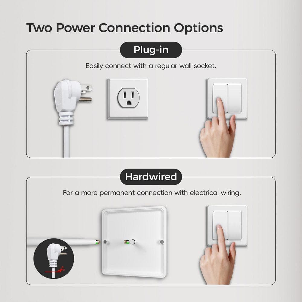 Flynama Wall Mounted Heated Towel Rack with Intelligent Touch Screen Timer, Plug-in/Hard-Wired (2)