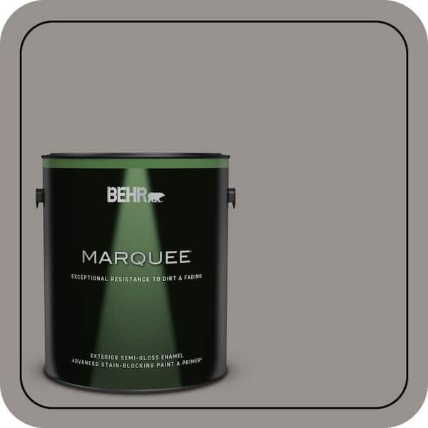 BEHR MARQUEE 1 gal. #PPU18-16 Elephant Skin Semi-Gloss Enamel Exterior Paint & Primer (2)