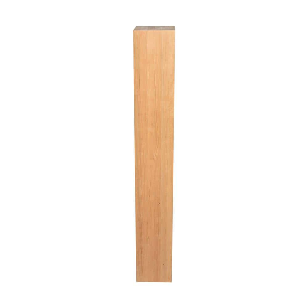 American Pro Decor 35-1/4 in. Unfinished North American Solid Cherry Kitchen Island Leg (4)
