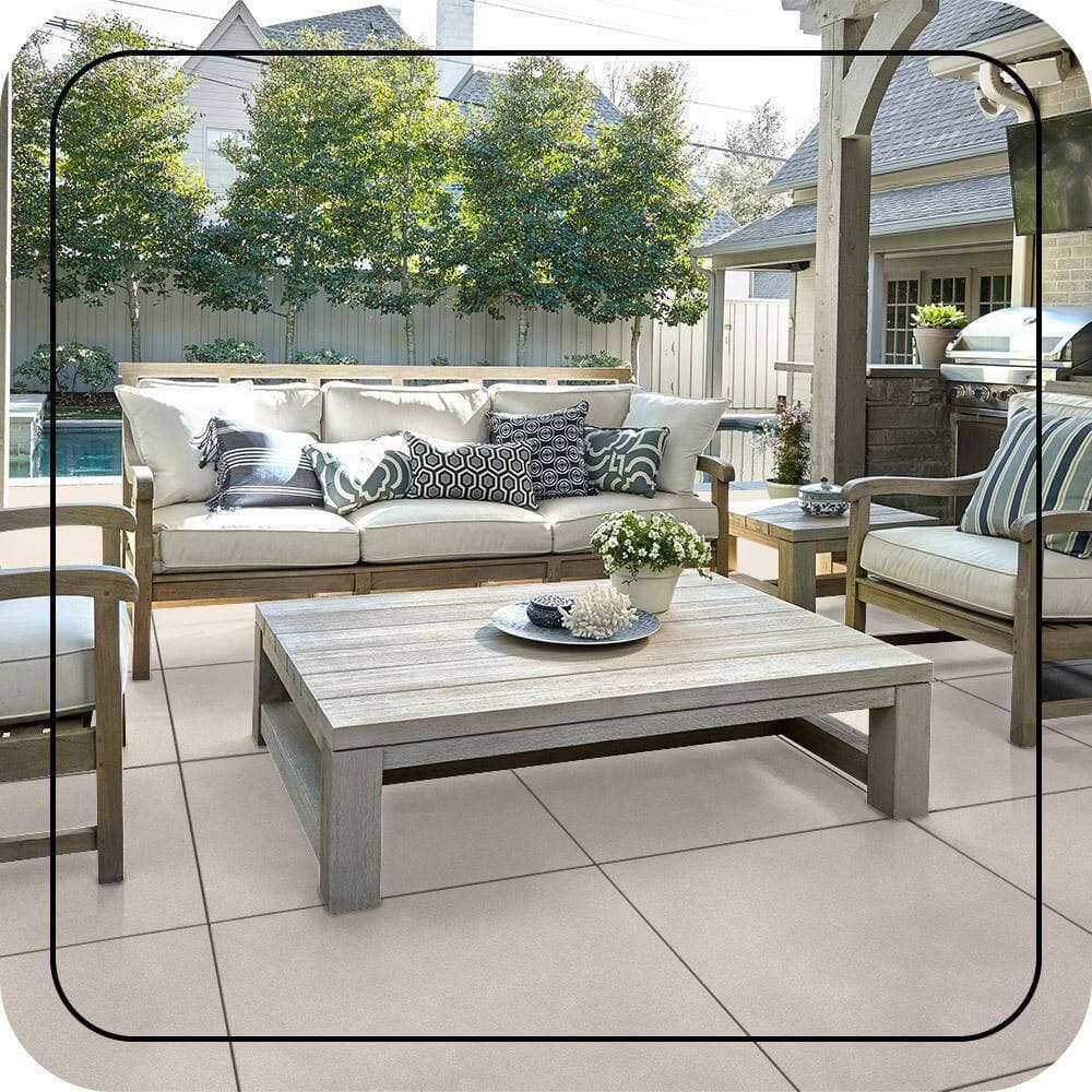 BEHR PREMIUM 1 gal. #PPU5-09 Bleached Linen Textured Low-Lustre Enamel Interior/Exterior Porch and Patio Anti-Slip Floor Paint (4)