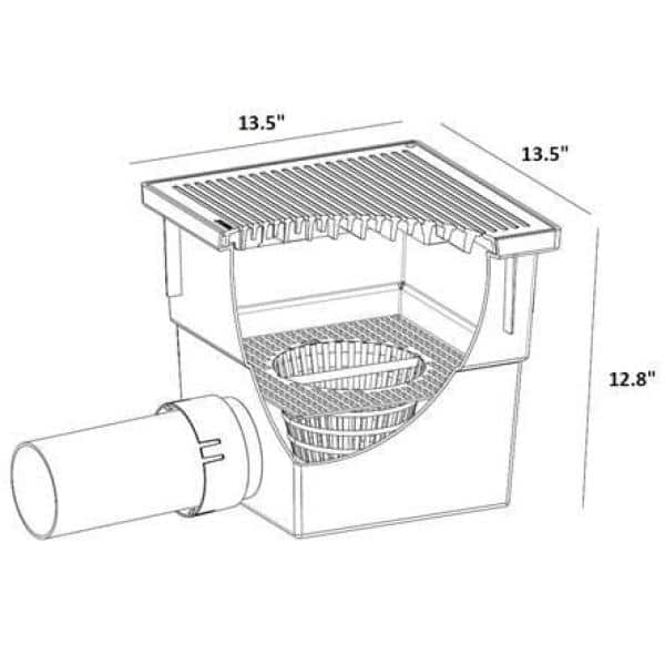 RELN 13.5 in. x 13.5 in. x 12.8 in. Catch Basin Kit (2)