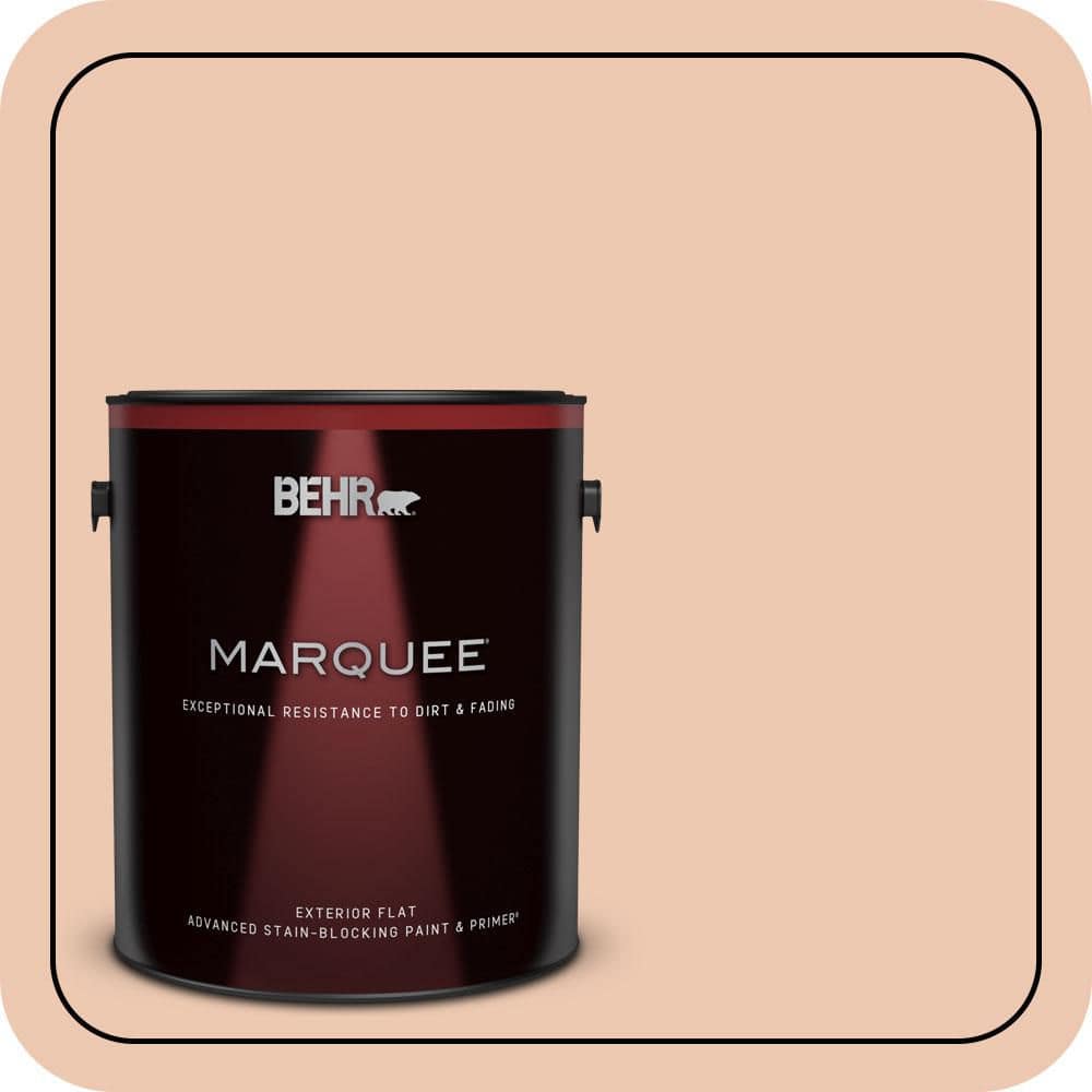 BEHR MARQUEE 1 gal. #MQ3-39 Sweet Pastel Flat Exterior Paint & Primer