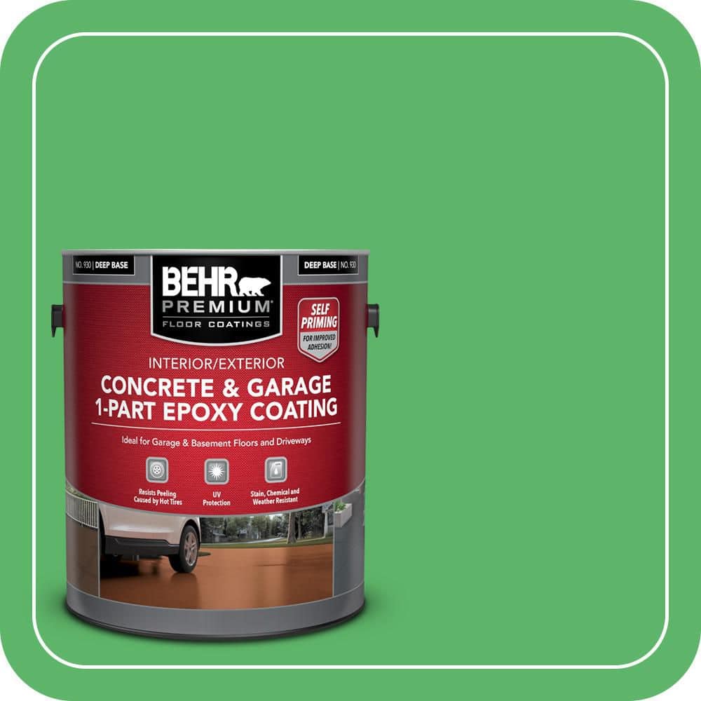 BEHR PREMIUM #P390-6 Self-Priming 1-Part Epoxy Satin Interior/Exterior Concrete and Garage Floor Paint (1)