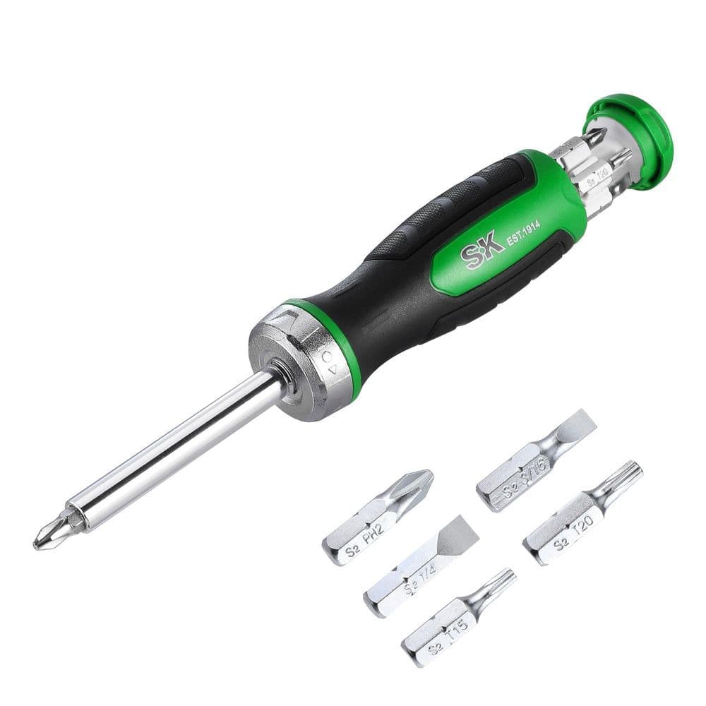 SK02017 216P 7-in-1 Ratcheting Screwdriver-1/4 in. Nut Drive (1)