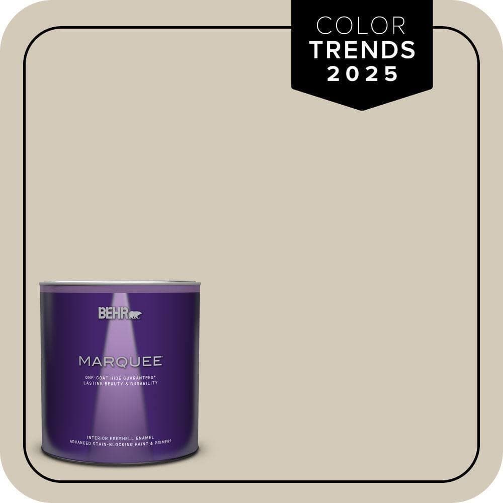 BEHR MARQUEE 1 qt. Designer Collection #DC-010 Even Better Beige Eggshell Enamel Interior Paint & Primer