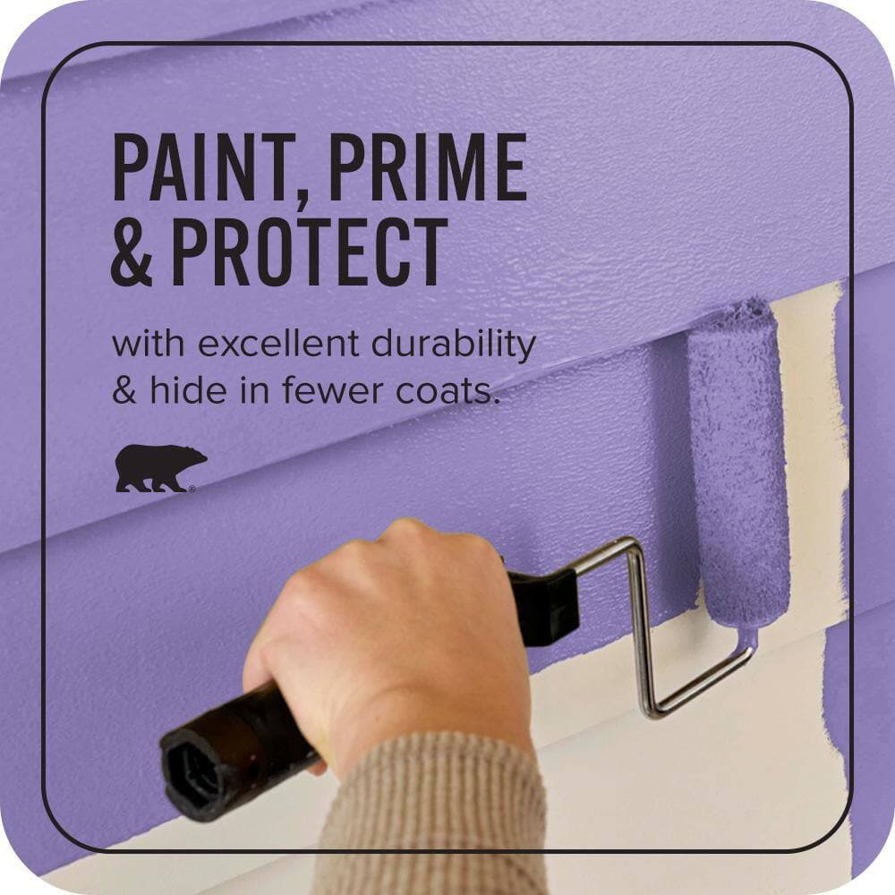 BEHR ULTRA 1 qt. #P560-5 Unimaginable Semi-Gloss Enamel Exterior Paint & Primer (3)