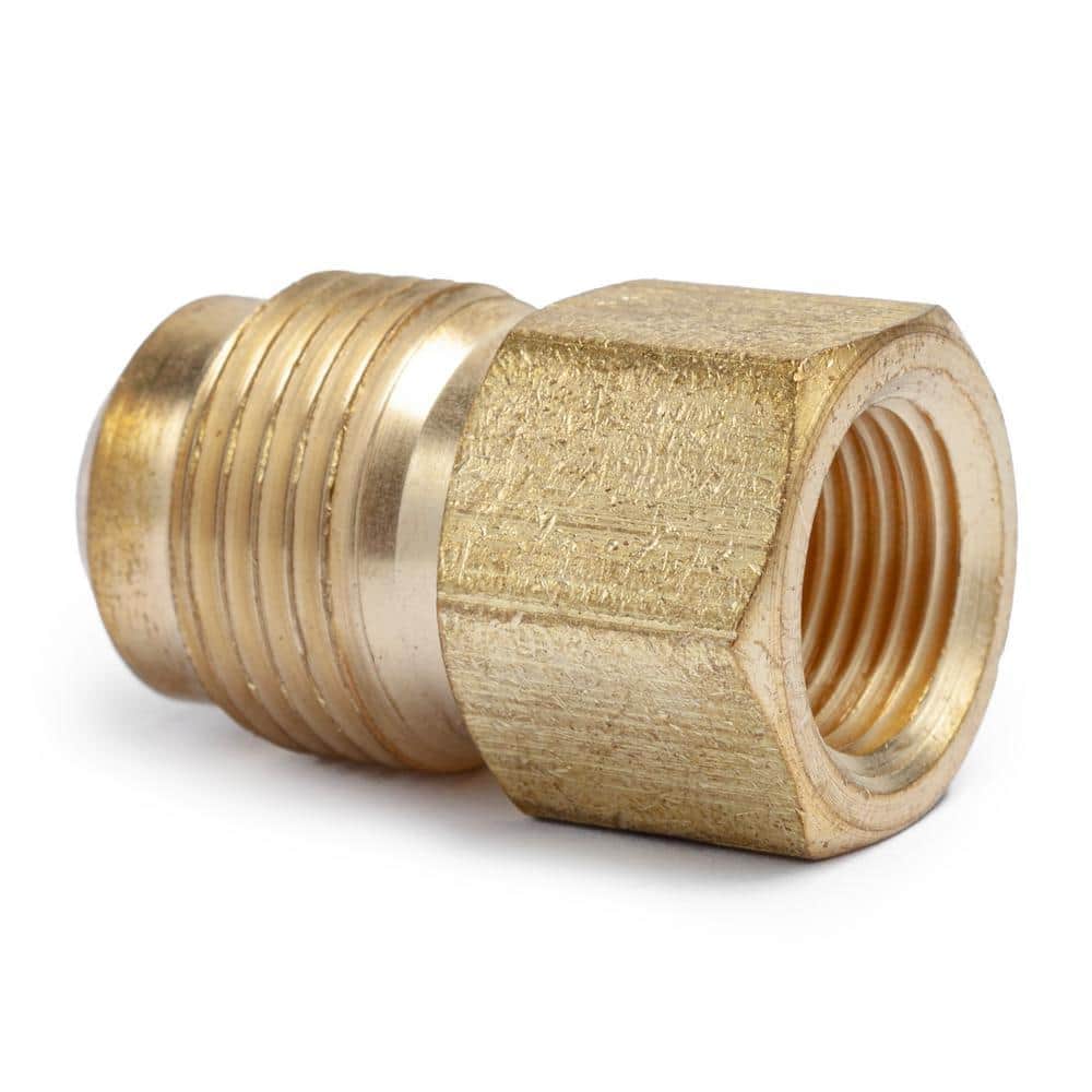 LTWFITTING 5/8 in. OD Flare x 3/8 in. FIP Brass Adapter Fitting (5-Pack) (2)
