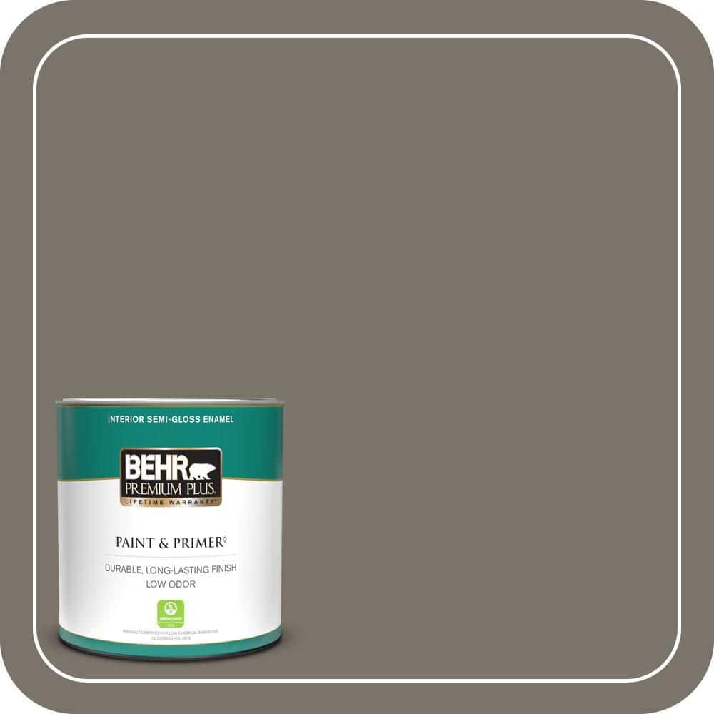 BEHR PREMIUM PLUS 1 qt. #MQ2-58 Unpredictable Hue Semi-Gloss Enamel Low Odor Interior Paint & Primer