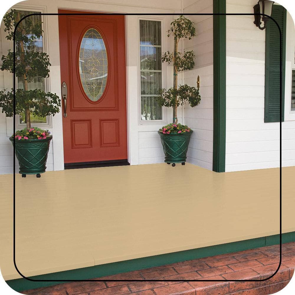 BEHR PREMIUM #340C-3 Low-Lustre Enamel Interior/Exterior Porch and Patio Floor Paint (2)