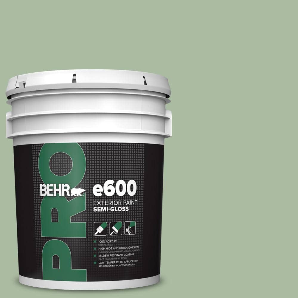 BEHR PRO 5 gal. #T17-07 Balanced Semi-Gloss Exterior Paint