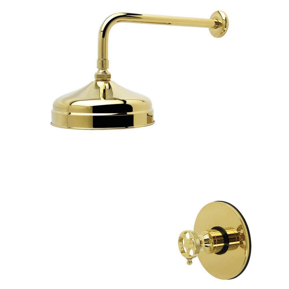 Kingston Brass Webb 1-Handle Shower Faucet 1.8 GPM in Polished Brass (2)