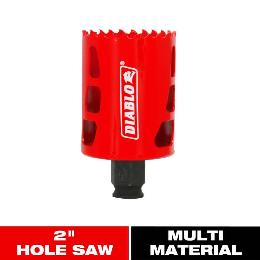 DIABLO 2 in. Bi-Metal Hole Saw with 2-3/8 in. Cutting Depth (1)