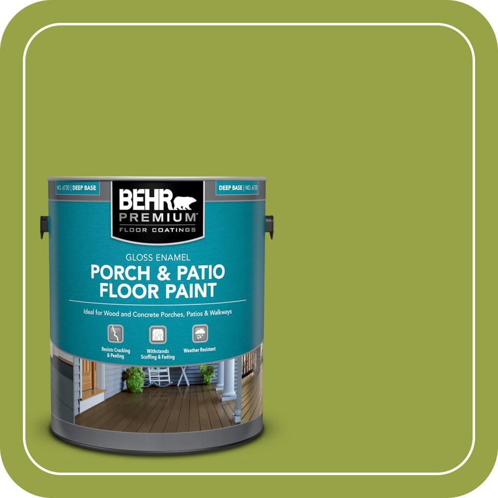 BEHR PREMIUM 1 gal. #P360-6 Fresh Apple Gloss Enamel Interior/Exterior Porch and Patio Floor Paint